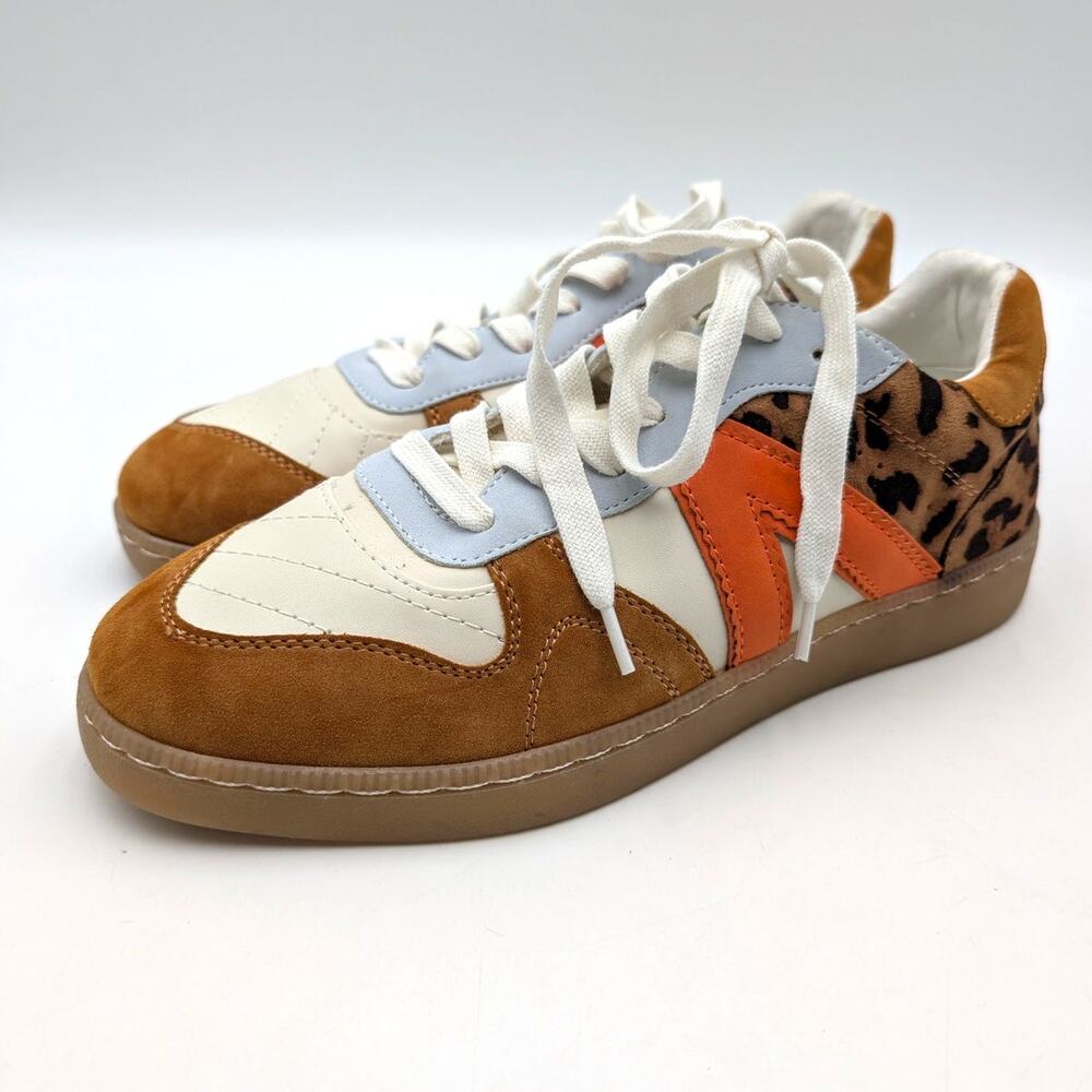 MIA Veneus Lace-Up Tennis Sneaker Shoes Women's Tan/Multi Size US8.5M EU39